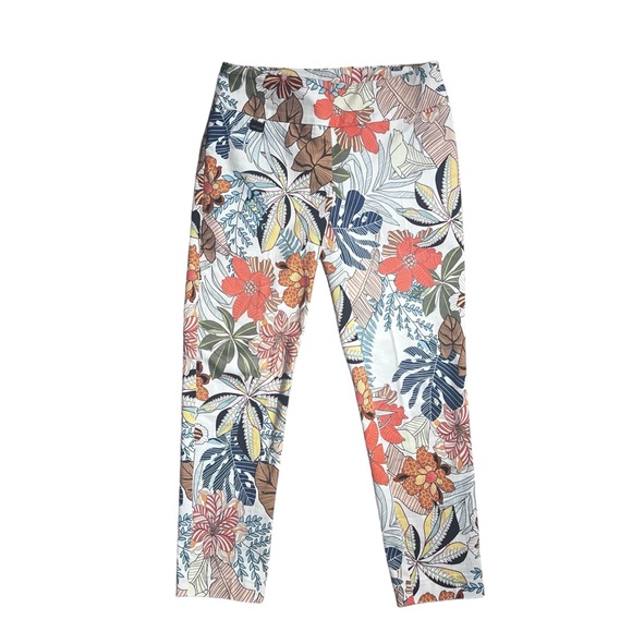 LISETTE Pants - Lisette L pull on cotton floral pants. Size 2